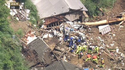 【全国で3人死亡】行方不明4人の捜索続く　記録的大雨で各地で被害