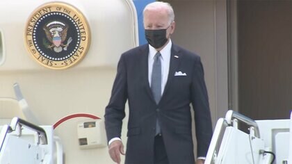 【速報】バイデン大統領が日本に到着　対ロシア・中国で首脳会談