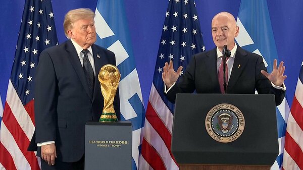 トランプ大統領、FIFAインファンティーノ会長を次期国連事務総長に?「世界中から尊敬され人々をまとめる特別な能力」|FNNプライムオンライン
