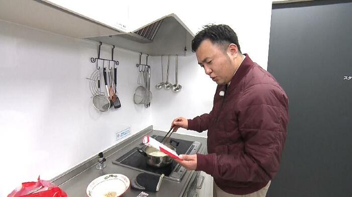 作り方もごく普通の即席めん