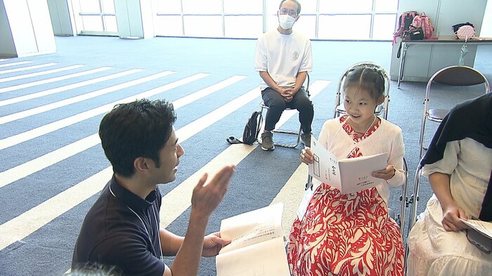 榎並センセイの音読レッスンの様子