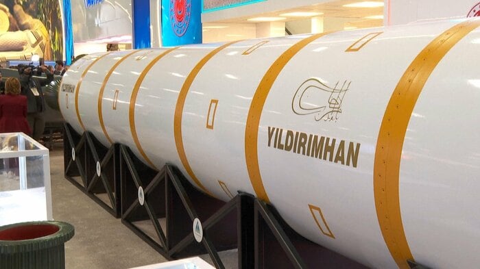 YILDIRIMHAN/イルディリムハン型ICBM（大陸間弾道ミサイル）プロジェクト　模型
