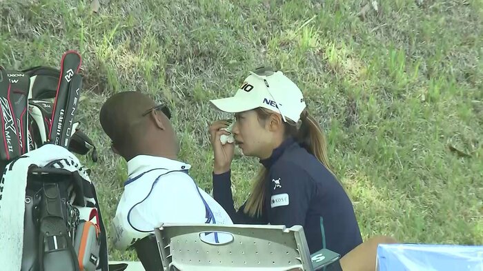 フジサンケイレディスで初優勝を逃し涙