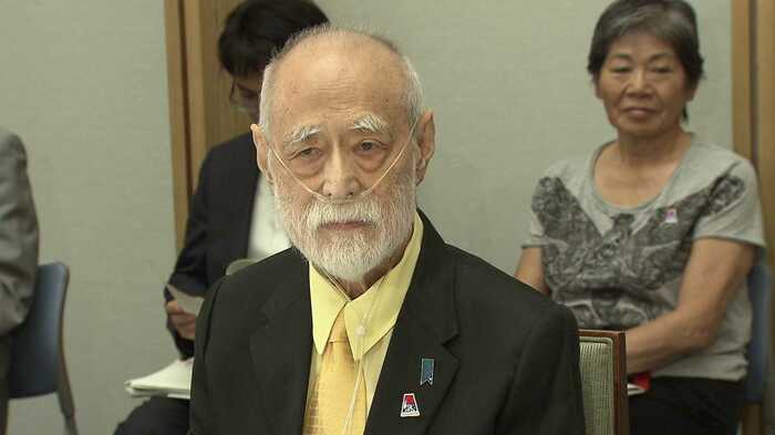 官邸での有識者会議に出席した津川さん(6月22日)これが公の場での最後の姿となった。
