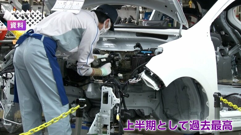 トヨタ自動車の世界販売台数550万台超え…上半期として過去最高に　前年同月比7.4％増　日本国内販売台数は27.4％増｜FNNプライムオンライン