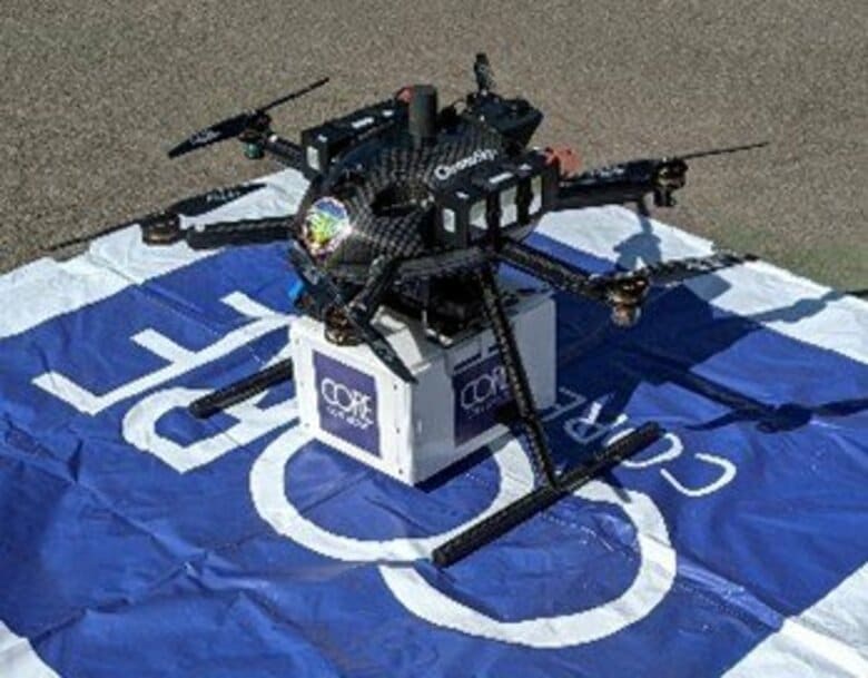 デジタルライフライン総合整備計画に基づくみちびき対応ドローンの実証を実施