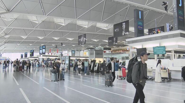 JALとANAの中部空港GW利用者数 国際線・国内線共に好調 JALは就航先を台北などに絞り中東情勢の影響を回避｜FNNプライムオンライン