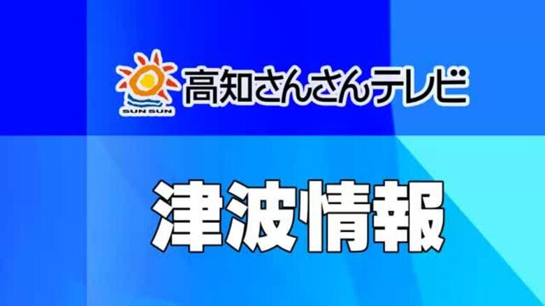 【津波】高知で10cmの津波観測（30日 午後1時16分）｜FNNプライムオンライン