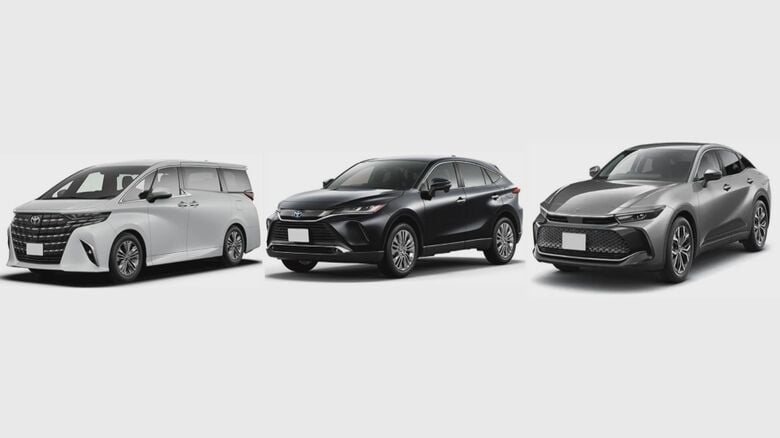 アルファードやハリアーなど21車種…トヨタが約64万台リコール 速度計や警告灯など確認できない恐れ｜FNNプライムオンライン