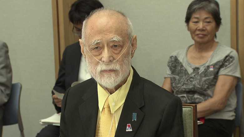 官邸での有識者会議に出席した津川さん(6月22日)これが公の場での最後の姿となった。