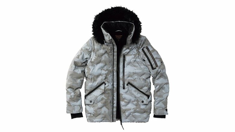 「ユーロ アルティメットデュアルフーディー」リフレクトカモ（※冬物のため在庫限り（画像提供：ワークマン）