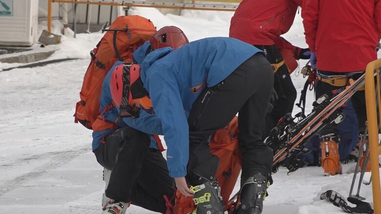 捜索へ向かう地上部隊