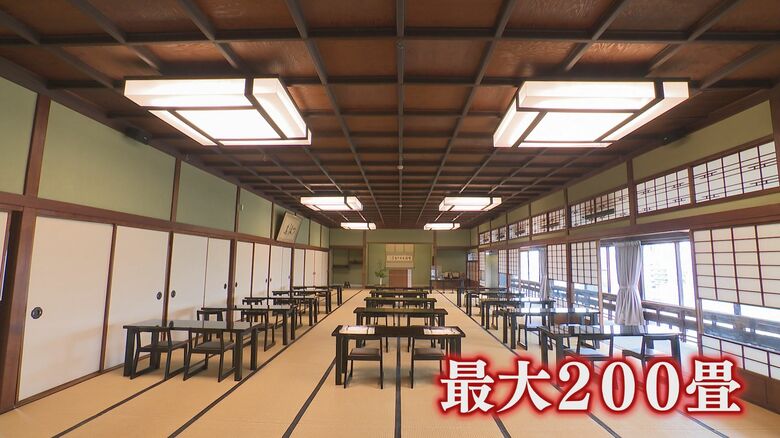 大正時代にしつらえた大広間