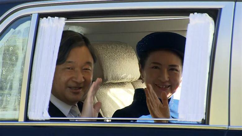 両陛下も赤坂御用地に到着された