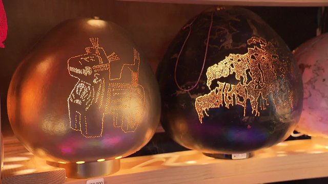 三春滝桜や三春駒をモチーフにした作品