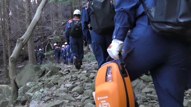 体力の限界…この後消防士とカメラを交代