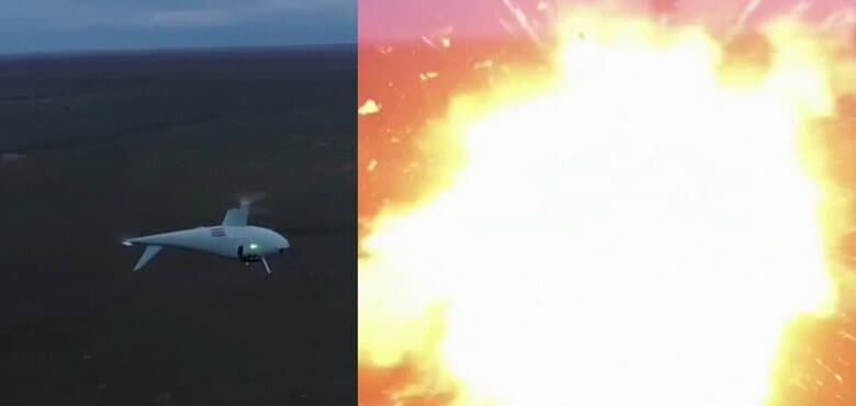 ロシア"ドローンVSドローン試験"で破壊されたS-100カムコプター