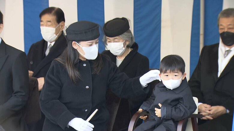 高円宮さま二十年式祭が豊島岡墓地で行われた