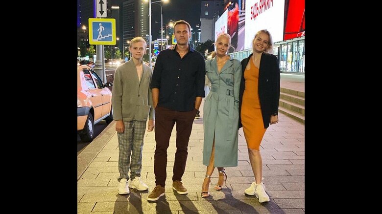 ナワリヌイ氏と家族