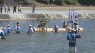 7年後の式年遷宮に向け…伊勢神宮内宮に御用材運び入れる「川曳」始まる 計4日間行われ約1万3千人が参加予定