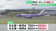 名古屋ー新潟便は“4倍”に…FDAが国内線の燃油サーチャージを過去最高水準に引き上げへ 中東情勢の悪化受け