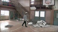 体育館の壁、崩れる 小学校が臨時休校 安全確認行う 《福島県・最大震度6強》