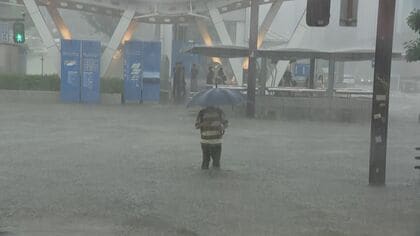 流れのない川が“濁流”と化す…猛烈な雨で浸水被害の名古屋 要因に『市街地の地形』少しずつ溢れた水が街中の川へ