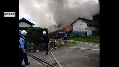 「炎と黒煙が上がっている」住宅火災で焼け跡から遺体…94歳男性と連絡取れず　富山・砺波市の郊外