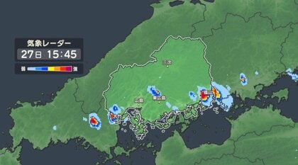 【速報】広島県に「竜巻注意情報」発表　竜巻などの激しい突風、落雷、ひょう、急な強い雨に注意　気象庁