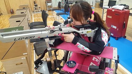 10メートル先の的を撃ちぬく！パラ射撃・水田光夏のこだわりは「指先」
