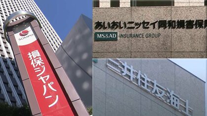 損保ジャパン・あいおいニッセイ・三井住友海上が自動車保険値上げへ…2026年1月から　物価高や自然災害による支払い増など背景