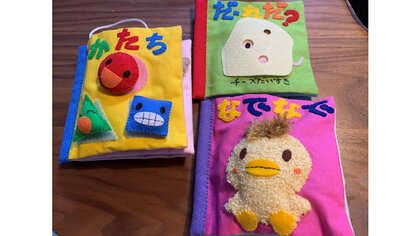 「クオリティが高すぎてビビる」義母が1歳孫にプレゼントした“手作りの布絵本”…愛情も仕掛けもたっぷり