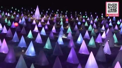 十勝川温泉の冬の風物詩「おとふけ十勝川白鳥まつり『彩凛華』」開催―プレオープンで光のショーが公開に…白い雪と煌びやかな光のコントラストで音楽とともに変化して幻想的な世界へ_北海道音更町