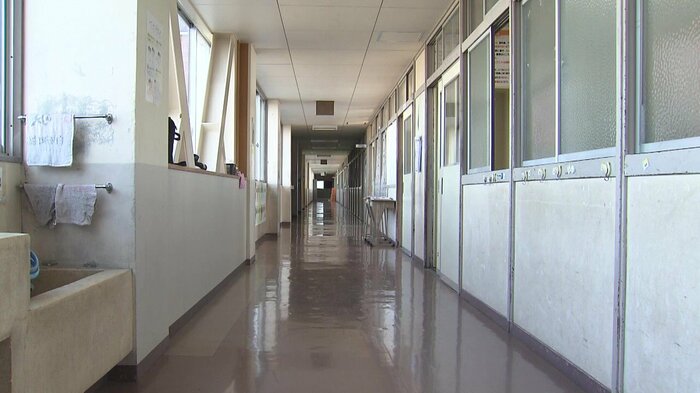 校舎がなくなる福富中学校(佐賀・白石町)