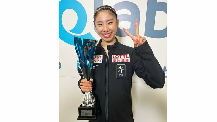 ロンバルディア杯で優勝した住吉りをん