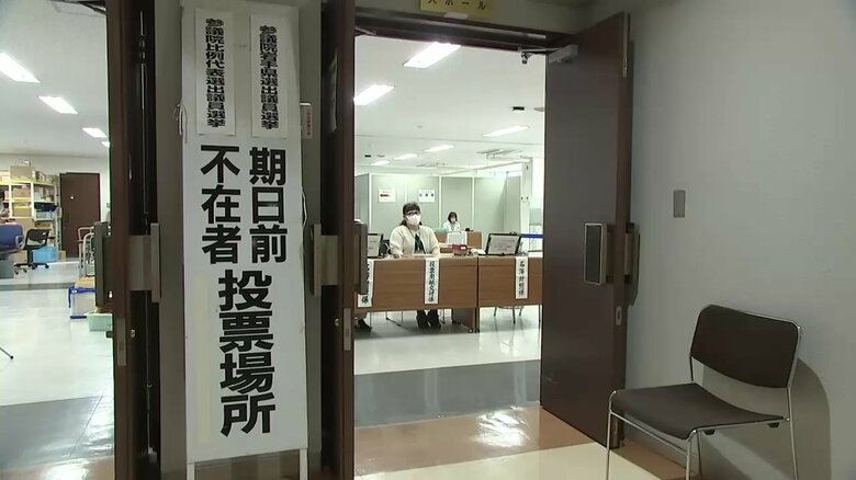 参院選　期日前投票始まる　岩手県内で129ヵ所の期日前投票所が設置｜FNNプライムオンライン
