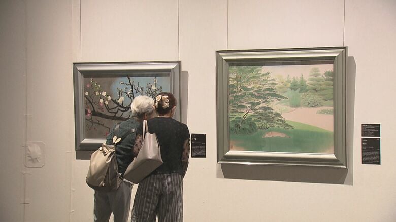 文化勲章受章者・田渕俊夫さんの作品も…『再興第110回院展記念展』名古屋の松坂屋美術館で始まる｜FNNプライムオンライン
