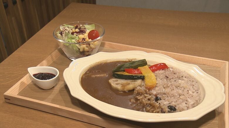 驚きの“カレー”まで…ブルーベリーで新たな味わいを生み出すカフェ サプリを作る「わかさ生活」が手掛ける｜FNNプライムオンライン