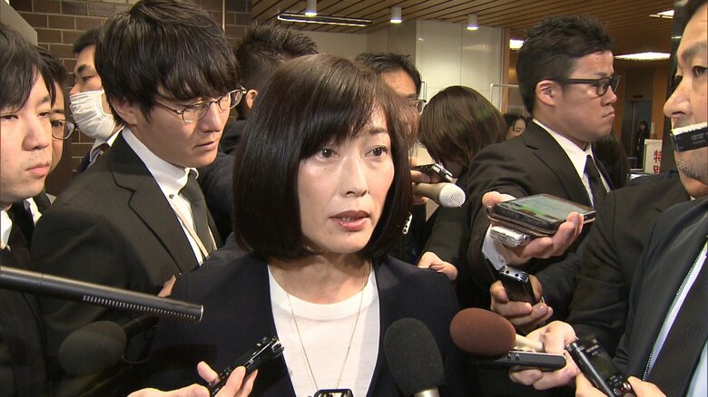 取材に答える丸川珠代元五輪相　2月1日
