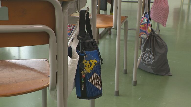 荷物の量が増加している学校