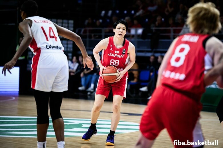 最終・スペイン戦での赤穂ひまわり（11日、ハンガリー・ショプロン）