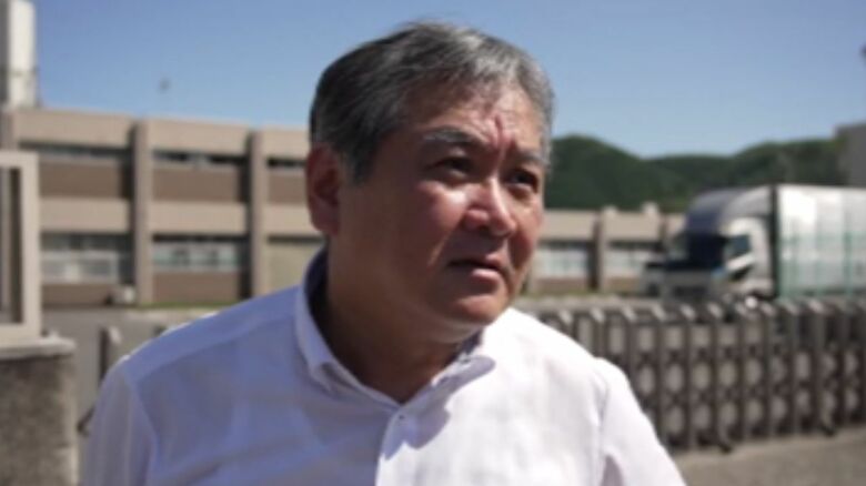 緒方受刑者のもとを訪れた戸谷弁護士（6月17日）