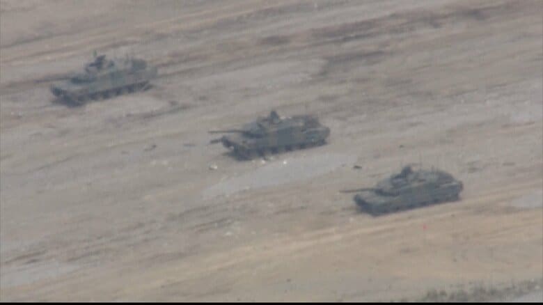 日出生台演習場　21日正午過ぎ