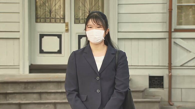 新入生オリエンテーションのために登校された愛子さま（2020年10月）