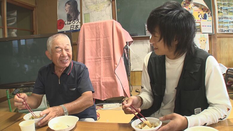 大長谷区長・羽田又男さんと渡辺さん
