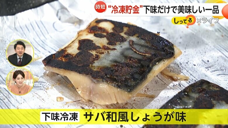 忙しいときに焼くだけでできるサバの和風しょうが焼き