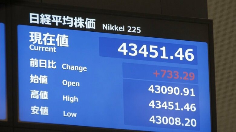 8月13日、日経平均は2日連続で最高値を更新