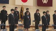 153年の歴史に幕…閉校の大町西小学校で“最後の卒業式”　学校自慢の桜並木は維持　長野・大町市