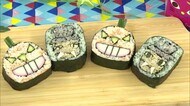 ワクワクドキドキのハロウィーン巻き寿司 親子で挑戦を…体験教室で作ってみた魅力体感(益田市)