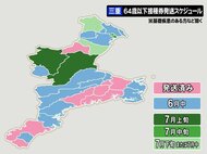 津は7月上旬から,四日市は6/26…『新型コロナワクチン64歳以下接種券』三重の自治体の発送開始日